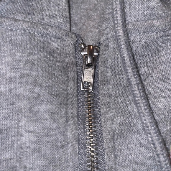 SOLD - Streetwear Society Zip Up Hoodie with graphics on back - Picture 5 of 8